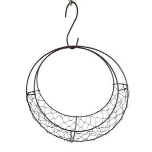 Metal Wire Hanging Basket Succulent Planter Garden Room Decor